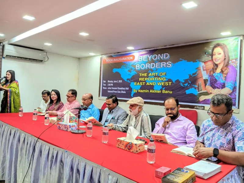 Bangladeshi News Anchor Naznin Launches Book on Global Journalism 02