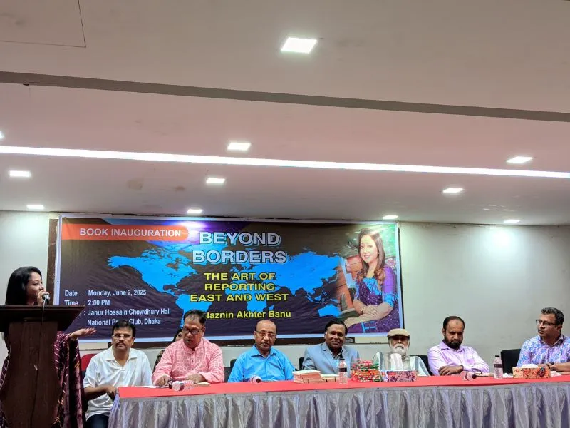 Bangladeshi News Anchor Naznin Launches Book on Global Journalism 03