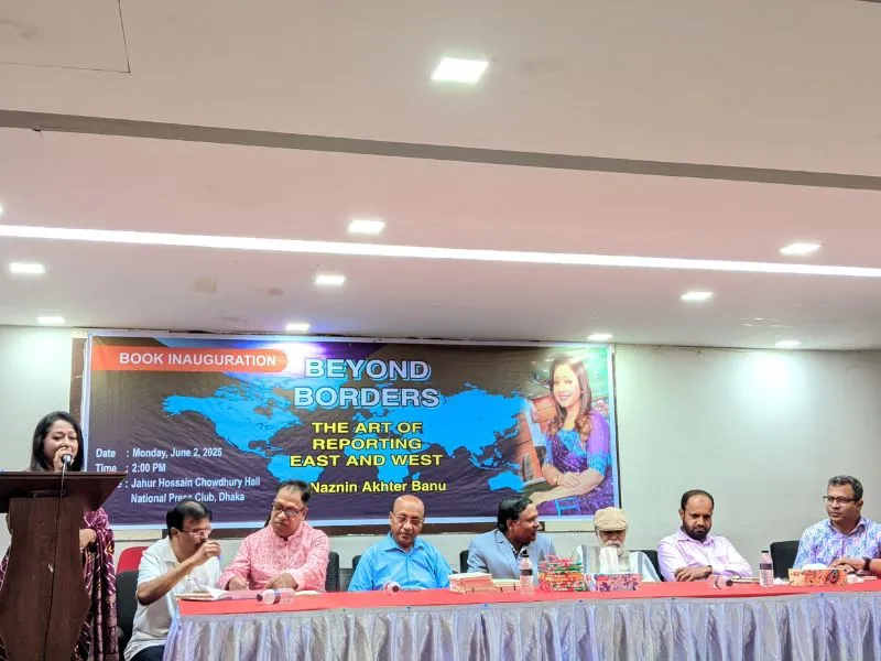 Bangladeshi News Anchor Naznin Launches Book on Global Journalism 06